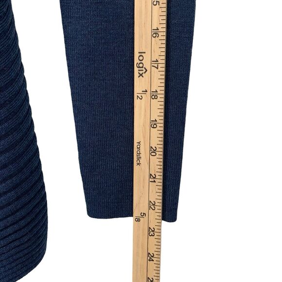 Eileen Fisher Merino Wool Ribbed Cardigan Sweater Small - Picture 8 of 10